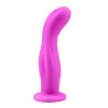Krzywy fioletowy wibrator penis do punktu G Burst 18cm